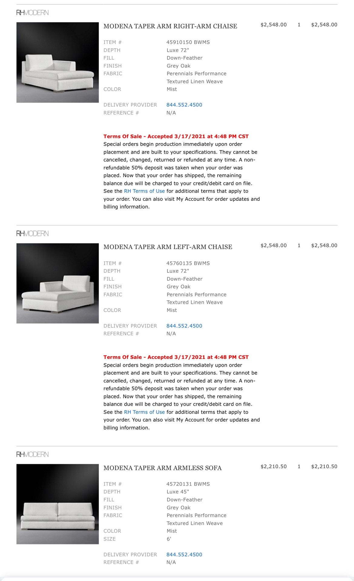 Restoration Hardware Cloud Couch