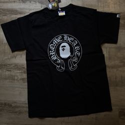 Bape x Chrome Hearts tee