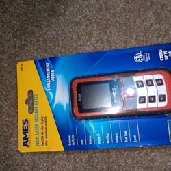 AMES  200FT. LASER DISTANCE METER.  8  MEASUREMENT MODES