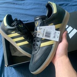 Adidas Samba Messi Gold Size 10.5