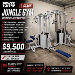 Power Lift 8-Stack Jungle Gym – Commercial Gym Equipment