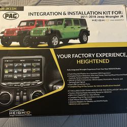 Stinger Jeep Wrangler Head Unit With Installation Kit
