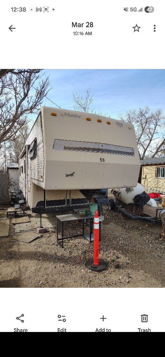 1988 Monitor 5th Wheel