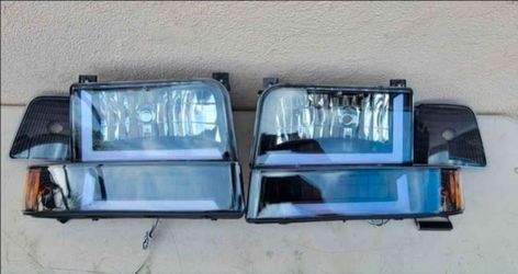 Ford F150 F250 F350 92-96 Bronco
LED DRL Headlights Luces Micas Calaveras Faros Faroles Focos Headlamps