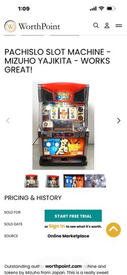 Japanese pachislo slot machine