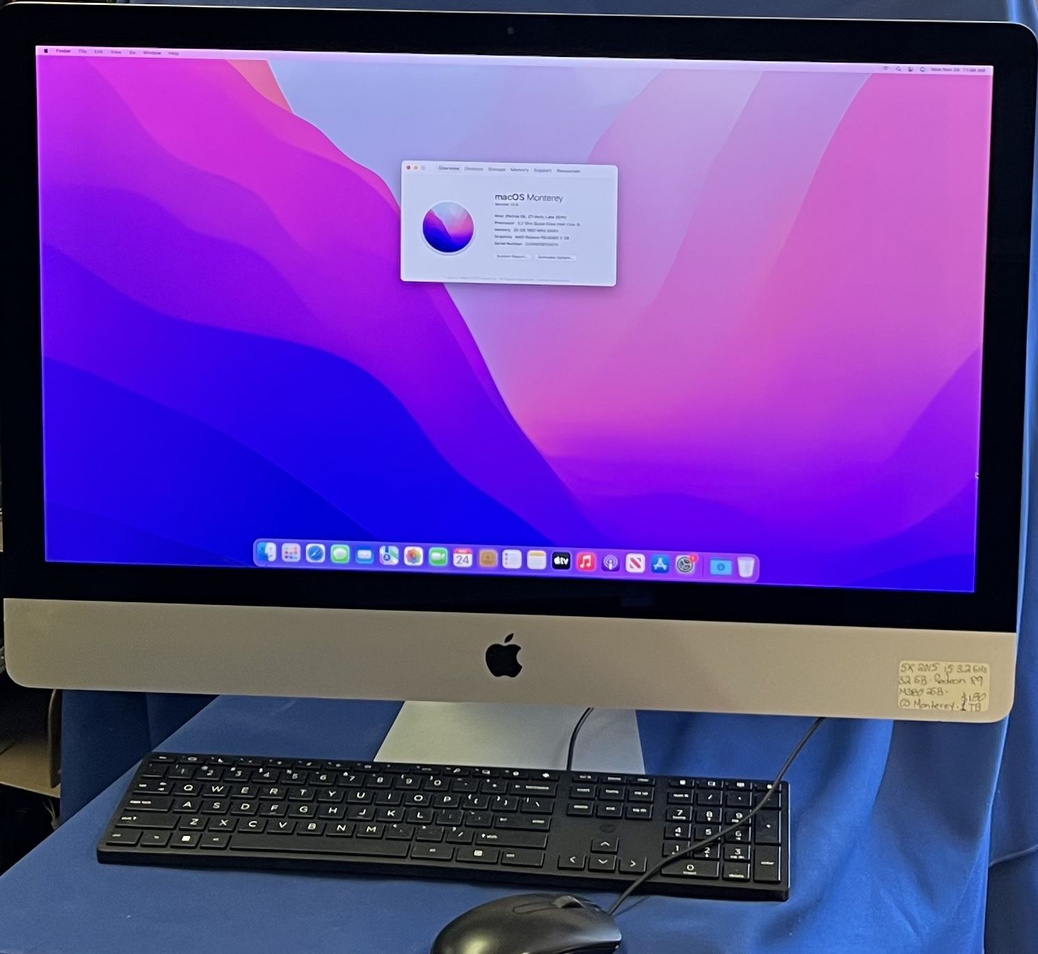 2015 21.5” iMac 🖥️ Core i5 - 1 Tb  - Mac OS Monterey 