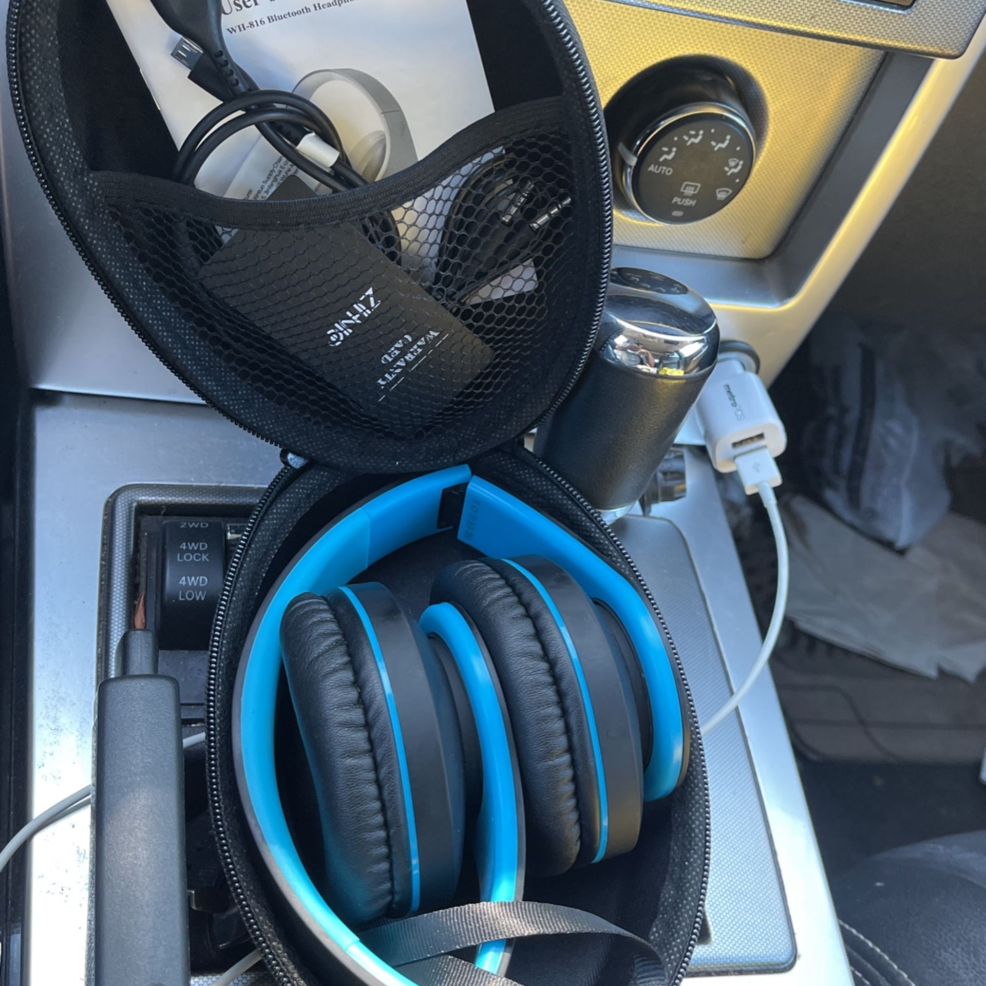 ZIHNIC Bluetooth Headphones Over-Ear, Foldable Wireless