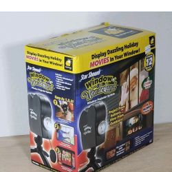 Star Shower Window Wonderland Window Projector 6 Christmas Halloween Movies New