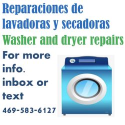 Washer and dryer Kenmore whirlpool