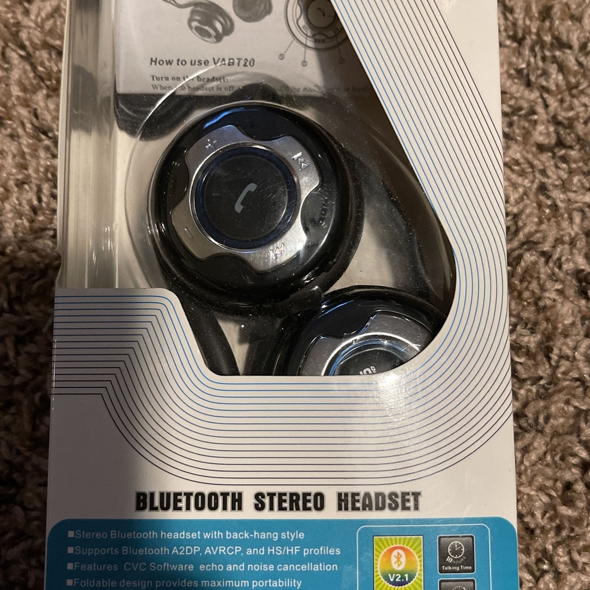 VAAS Bluetooth Stereo Headset