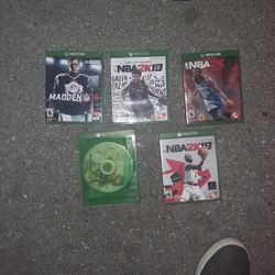 NBA 2K 15, 18, 19  MADDEN 18 & 15 *XBOX ONE 