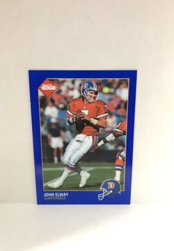 1992 COLLECTORS EDGE FOOTBALL PROMO CARD JOHN ELWAY