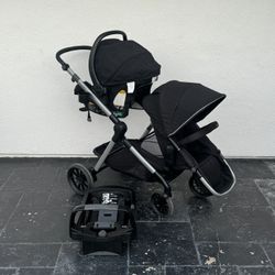 EVENFLO PIVOT MODULAR XPAND SINGLE TO DOUBLE STROLLER 