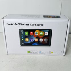 Portable Wireless Car Stereo 7in Touchscreen Multimedia Player 