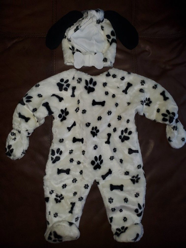 NWOT Halloween Dalmatians Costume Infant Size 0-9 Month's Valerie Tabor Smith 