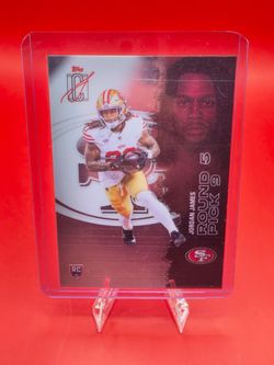 Topps Signature Class 2025-Round 5 Pick 9 Jordan James #170 Chrome 49ers RC