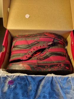 Vans, House Of Terror Exclusive Freddy Kruger  High Tops