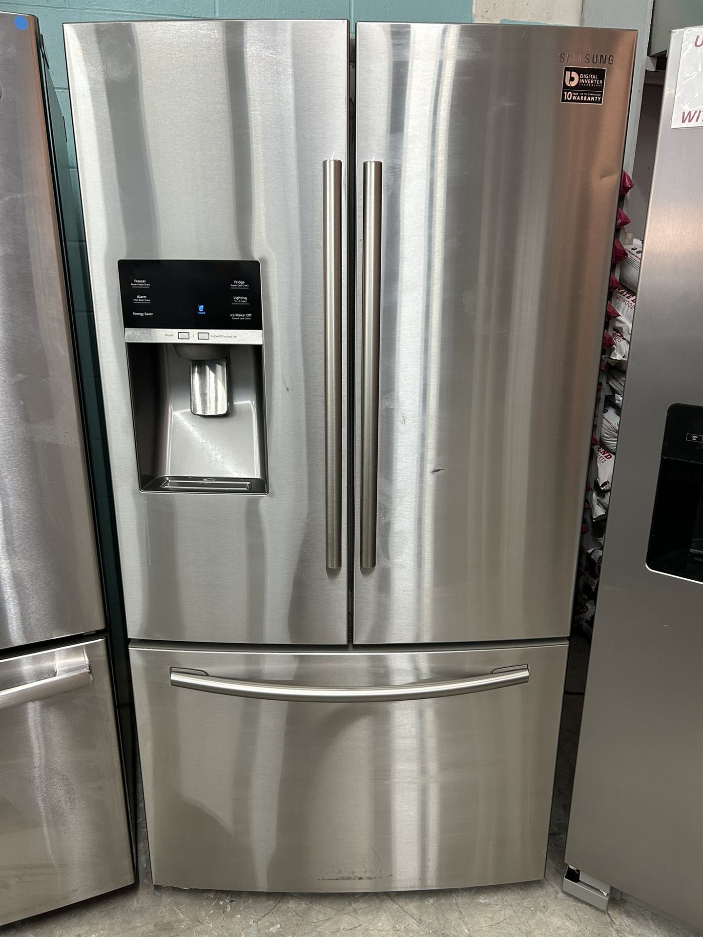 Stainless French Door Refrigerator With 2nd Ice Maker 