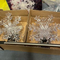 Christmas Snow Flakes Lawn Stakes 
