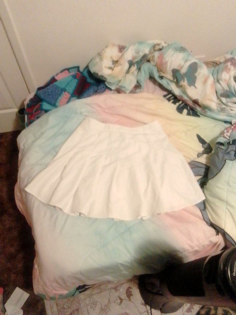 White Skirt XL Used