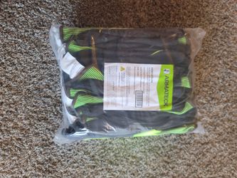 15G Nylon Crinkle Latex Palm Dipped Gloves, L (12 Pairs)
