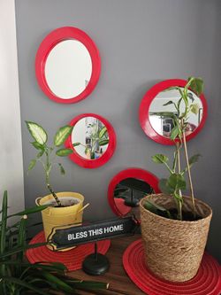 4 piece Mirror set