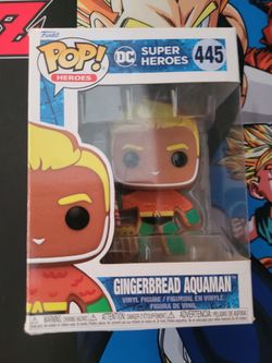 Gingerbread Aquaman Funko Pop