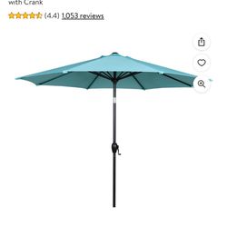 Set Of 2 9ft Wide umbrellas With Base