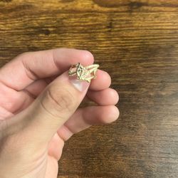 initial A Ring Gold!