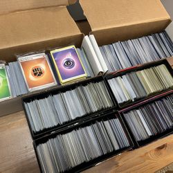 Pokemon Card Bulk + Empty Tins And Accessories