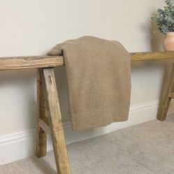 Rustic Distressed Skinny Bench - Handmade, Solid Wood 