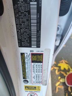 2010 Toyota Camry blown head gasket