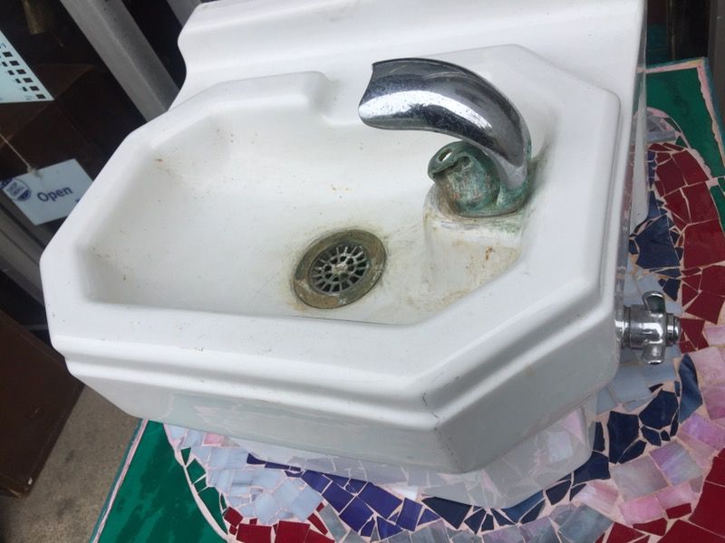 Antique water fountain with brass 1920's fixtures in Great shape