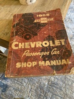 OEM 1955 Chevy Shop Manuel