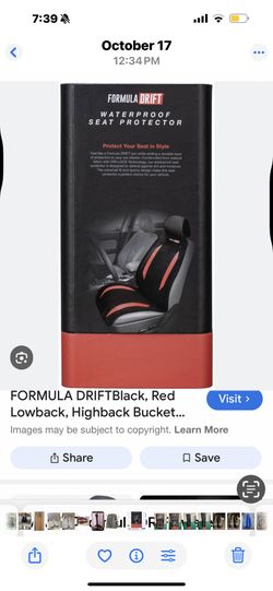 Formula Drift Waterproof Seat Cover protectors 