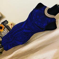 Royal blue dress