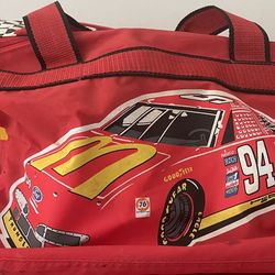 NASCAR McDonald’s duffel bag vintage