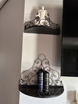 Metal Shelves,Par de repisas d Metal.