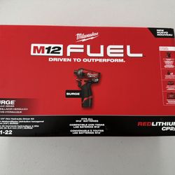 Milwaukee M12 FUEL SURGE Impact Driver Pkg