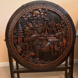 Antique Asian tilt table
