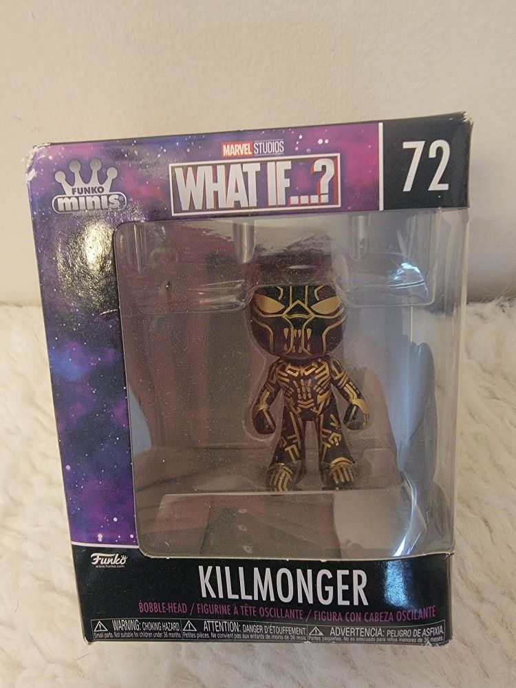 Funko Pop Minis Killmonger 72 Marvel What If Collectible Vinyl Toy New in Box