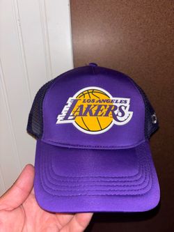 LA LAKERS purple mesh SnapBack hat