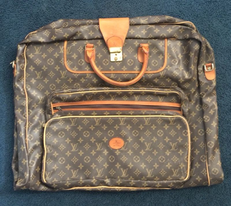 Vintage Louis Vuitton garment bag