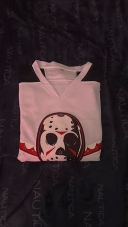 Jason Voorhees Hockey Jersey White