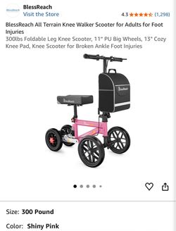 New Blessreach all terrain knee scooter ASSEMBLED