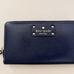 Kate Spade New York Blue Wallet