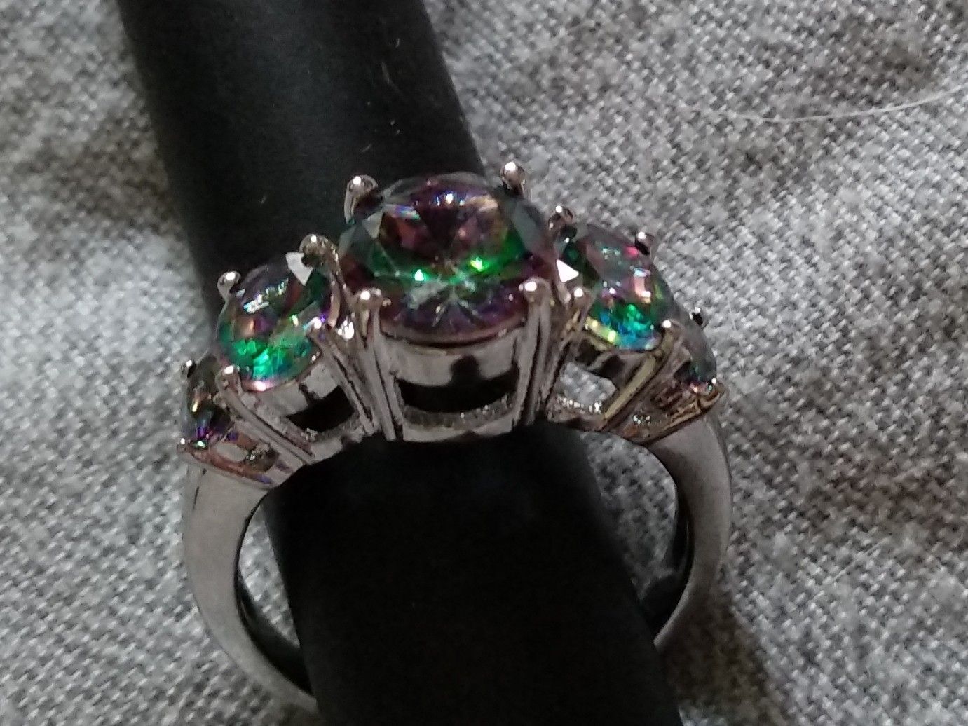 Rainbow Gemstone Ring