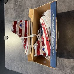 Converse Chuck Taylor All Star Hi – Stars & Bars (Size 7W/5M)