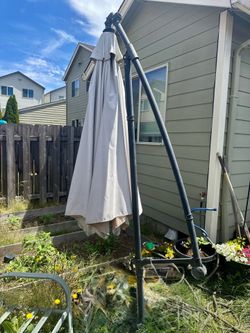 Beige Patio Umbrella