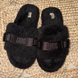 UGG Fluffita Sandal Black
